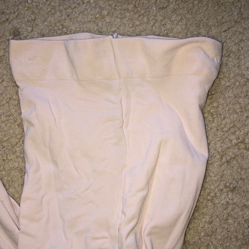 Pink ballet tights